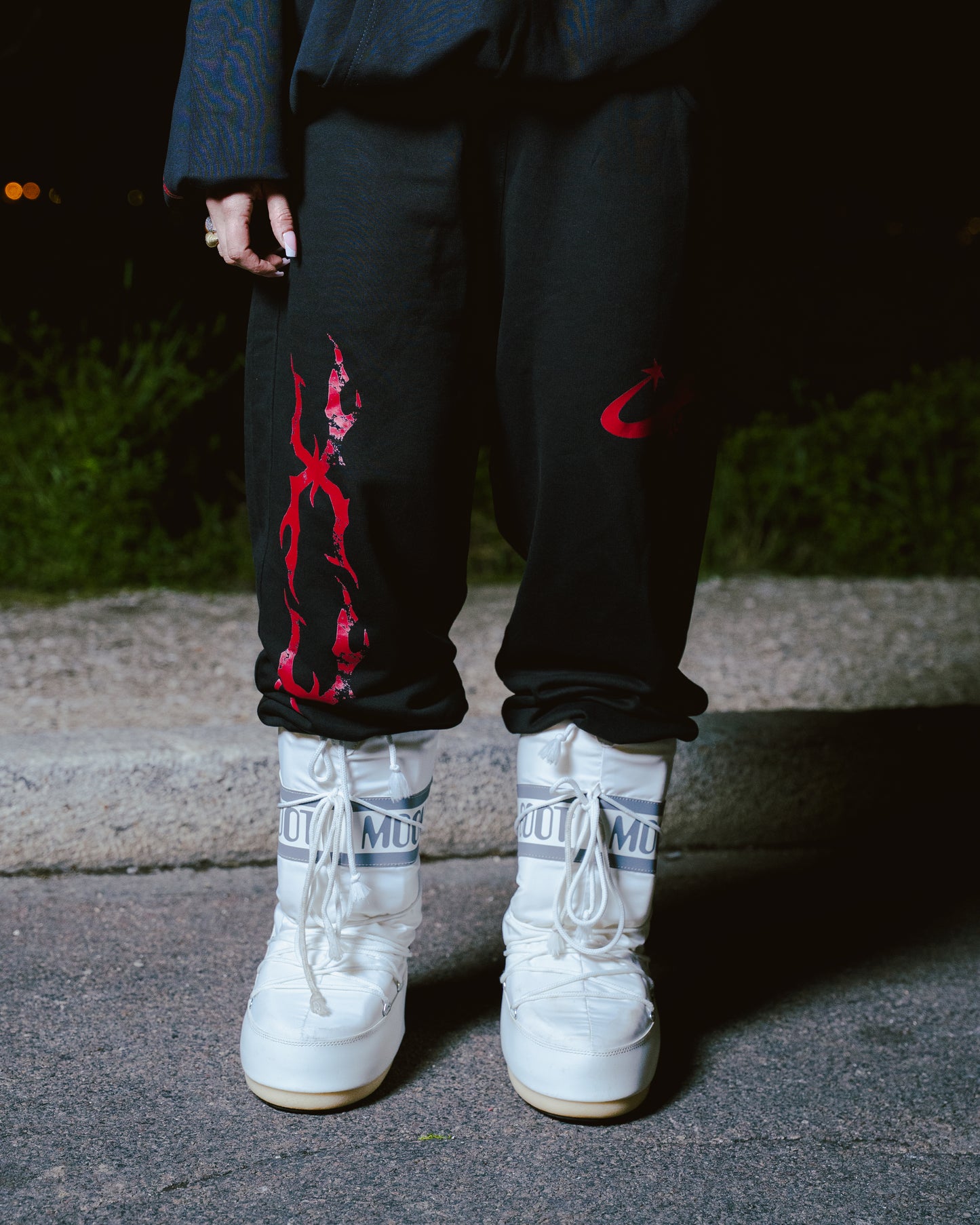 100% MADE IN ITALY SWEATPANTS